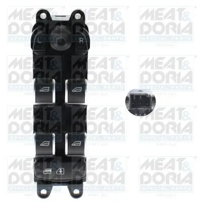 Schalter, Fensterheber vorne links MEAT & DORIA 26668