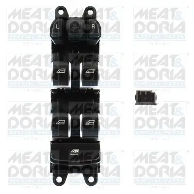 Schalter, Fensterheber vorne links MEAT & DORIA 26669