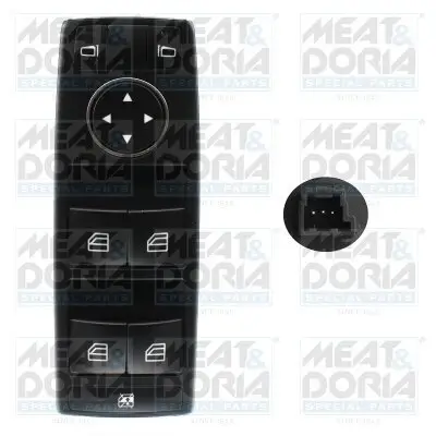 Schalter, Fensterheber vorne links MEAT & DORIA 26718
