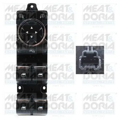 Schalter, Fensterheber vorne links MEAT & DORIA 26721