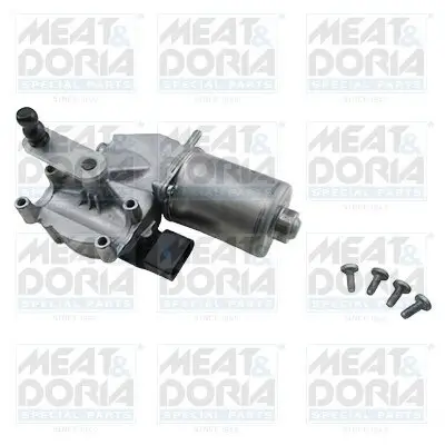 Wischermotor 12 V vorne MEAT & DORIA 27067