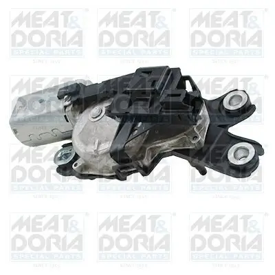 Wischermotor 12 V hinten MEAT & DORIA 27073