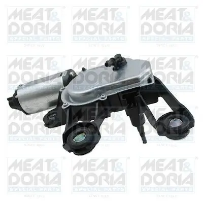 Wischermotor 12 V hinten MEAT & DORIA 27490