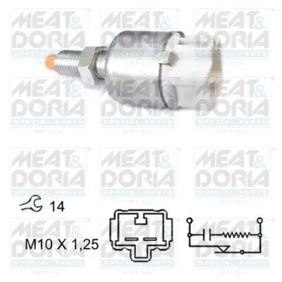 Bremslichtschalter MEAT & DORIA 35016
