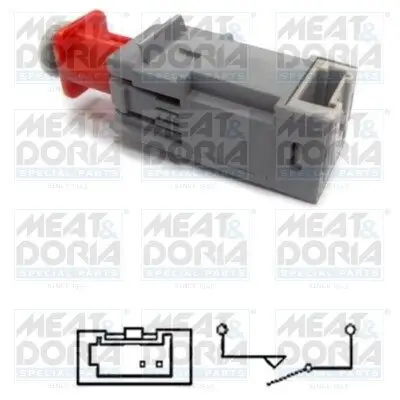 Bremslichtschalter MEAT & DORIA 35066 Bild Bremslichtschalter MEAT & DORIA 35066