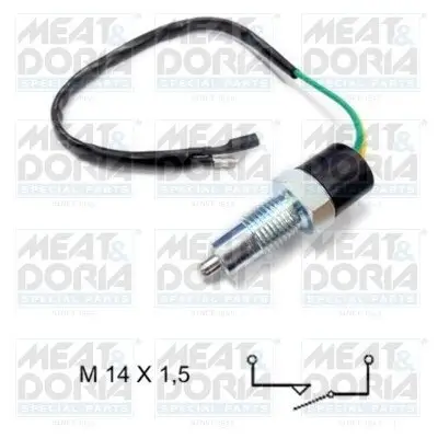 Schalter, Rückfahrleuchte MEAT & DORIA 36019 Bild Schalter, Rückfahrleuchte MEAT & DORIA 36019