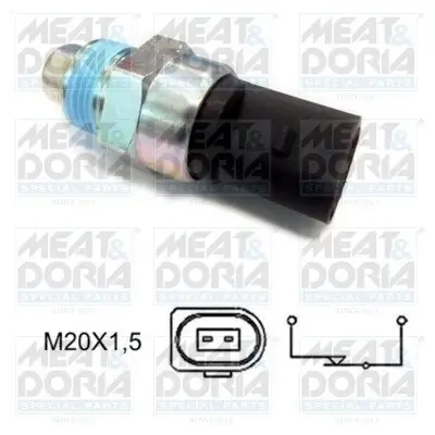 Schalter, Rückfahrleuchte MEAT & DORIA 36035