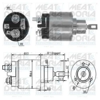 Magnetschalter, Starter MEAT & DORIA 46002