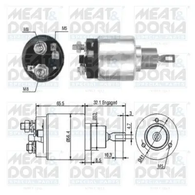 Magnetschalter, Starter MEAT & DORIA 46003