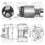 Magnetschalter, Starter MEAT & DORIA 46005