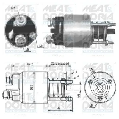 Magnetschalter, Starter MEAT & DORIA 46005 Bild Magnetschalter, Starter MEAT & DORIA 46005