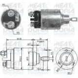 Magnetschalter, Starter MEAT & DORIA 46006