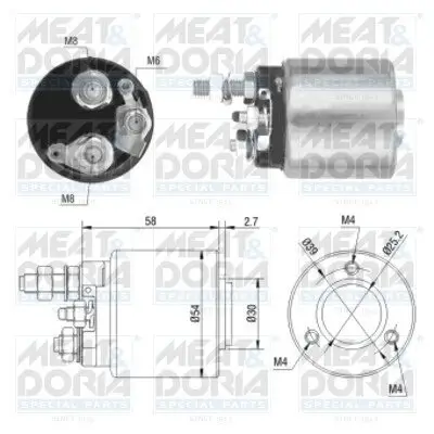 Magnetschalter, Starter MEAT & DORIA 46008 Bild Magnetschalter, Starter MEAT & DORIA 46008