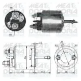 Magnetschalter, Starter MEAT & DORIA 46009