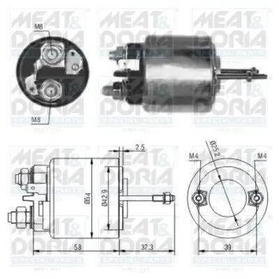 Magnetschalter, Starter MEAT & DORIA 46009 Bild Magnetschalter, Starter MEAT & DORIA 46009