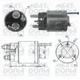 Magnetschalter, Starter MEAT & DORIA 46012