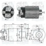 Magnetschalter, Starter MEAT & DORIA 46025