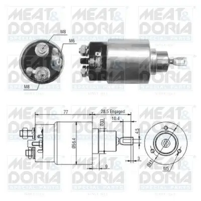 Magnetschalter, Starter MEAT & DORIA 46028 Bild Magnetschalter, Starter MEAT & DORIA 46028