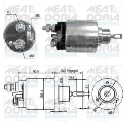 Magnetschalter, Starter MEAT & DORIA 46036