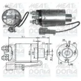 Magnetschalter, Starter MEAT & DORIA 46038