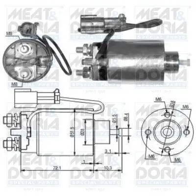Magnetschalter, Starter MEAT & DORIA 46039 Bild Magnetschalter, Starter MEAT & DORIA 46039
