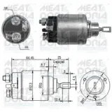 Magnetschalter, Starter MEAT & DORIA 46041