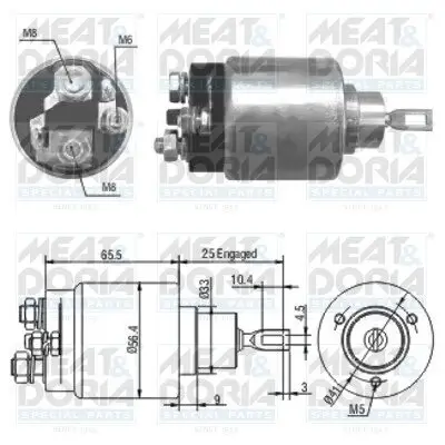 Magnetschalter, Starter MEAT & DORIA 46042 Bild Magnetschalter, Starter MEAT & DORIA 46042
