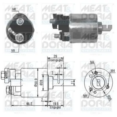 Magnetschalter, Starter MEAT & DORIA 46052 Bild Magnetschalter, Starter MEAT & DORIA 46052