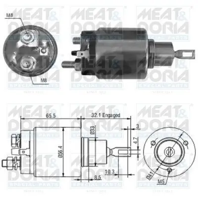 Magnetschalter, Starter MEAT & DORIA 46067