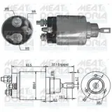 Magnetschalter, Starter MEAT & DORIA 46069