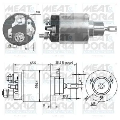 Magnetschalter, Starter MEAT & DORIA 46072 Bild Magnetschalter, Starter MEAT & DORIA 46072