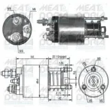 Magnetschalter, Starter MEAT & DORIA 46077