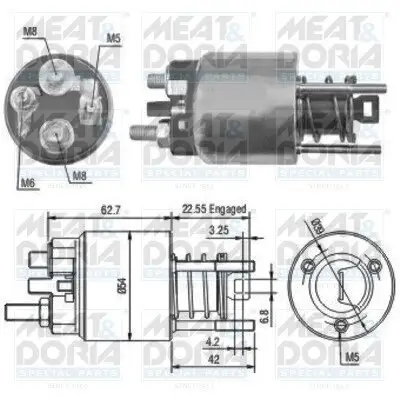 Magnetschalter, Starter MEAT & DORIA 46080