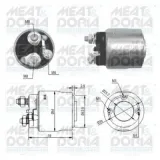 Magnetschalter, Starter MEAT & DORIA 46084