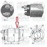 Magnetschalter, Starter MEAT & DORIA 46086