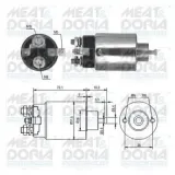 Magnetschalter, Starter MEAT & DORIA 46093