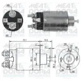 Magnetschalter, Starter MEAT & DORIA 46095