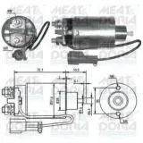 Magnetschalter, Starter MEAT & DORIA 46096