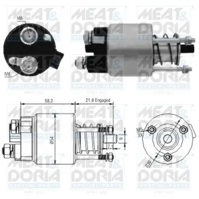 Magnetschalter, Starter MEAT & DORIA 46102 Bild Magnetschalter, Starter MEAT & DORIA 46102