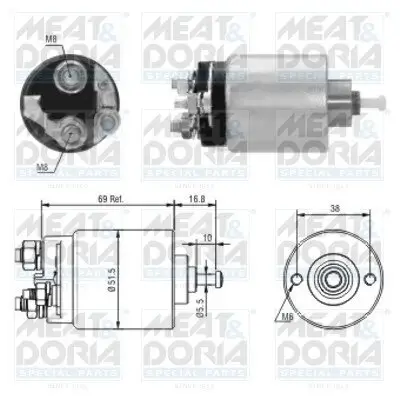 Magnetschalter, Starter MEAT & DORIA 46104 Bild Magnetschalter, Starter MEAT & DORIA 46104