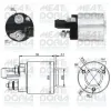Magnetschalter, Starter MEAT & DORIA 46105