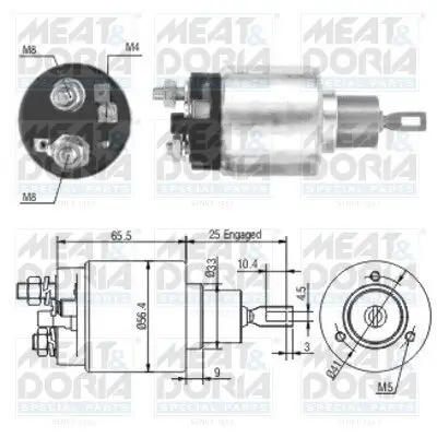 Magnetschalter, Starter MEAT & DORIA 46108 Bild Magnetschalter, Starter MEAT & DORIA 46108