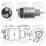 Magnetschalter, Starter MEAT & DORIA 46109