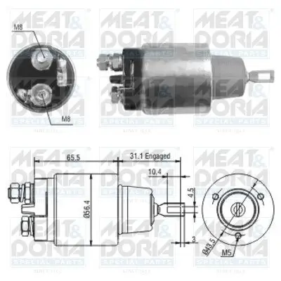 Magnetschalter, Starter MEAT & DORIA 46109 Bild Magnetschalter, Starter MEAT & DORIA 46109