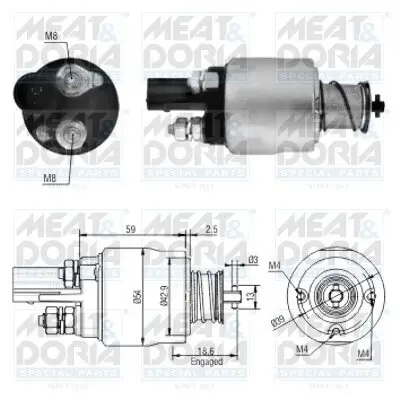 Magnetschalter, Starter MEAT & DORIA 46126 Bild Magnetschalter, Starter MEAT & DORIA 46126