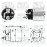 Magnetschalter, Starter MEAT & DORIA 46131