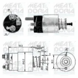 Magnetschalter, Starter MEAT & DORIA 46135