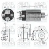 Magnetschalter, Starter MEAT & DORIA 46142