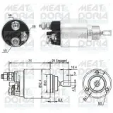 Magnetschalter, Starter MEAT & DORIA 46144