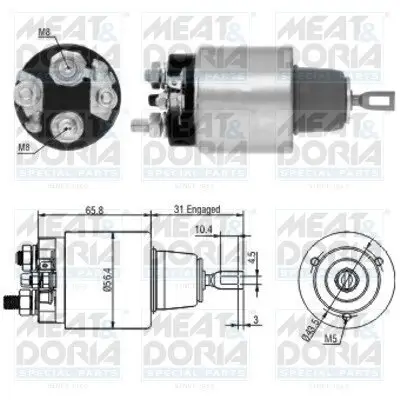 Magnetschalter, Starter MEAT & DORIA 46146